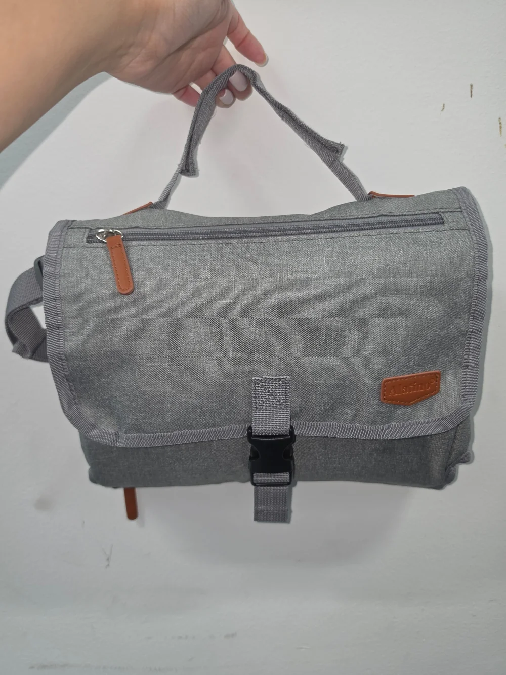 Alatino Gray Portable Diaper Pad